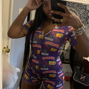 Cute & Comfy backwoods onesie 💜🤎🦋